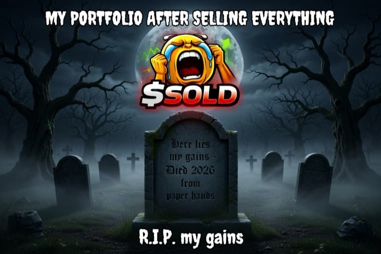 My portfolio after selling everything