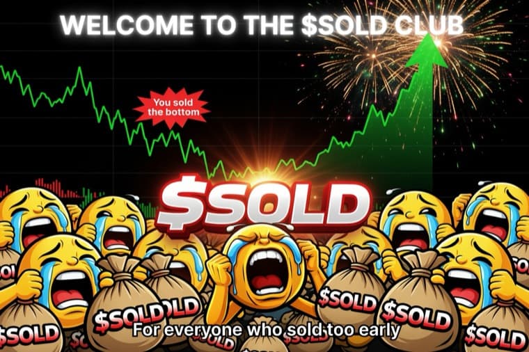 Welcome to the $SOLD club