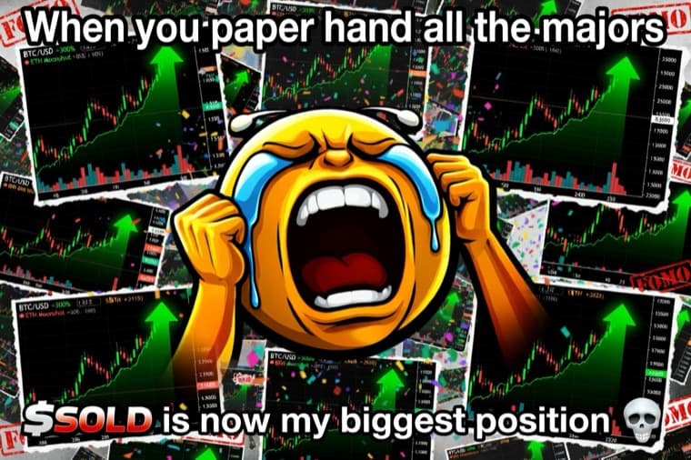 When you paper hand all the majors