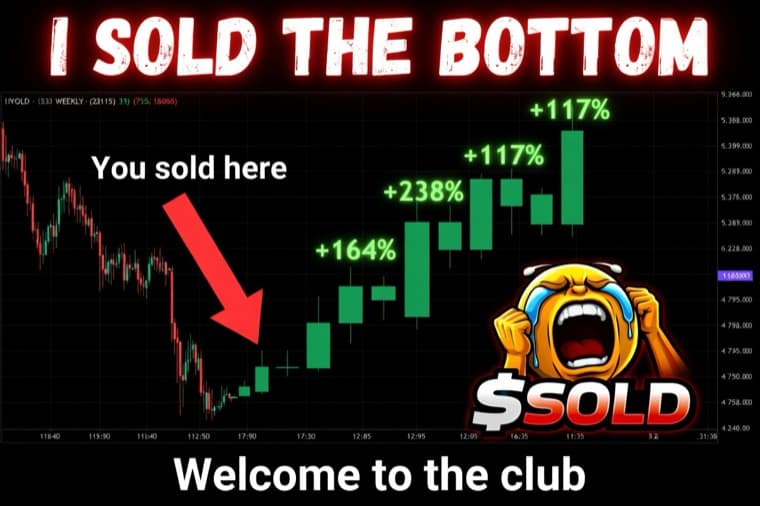 I sold the bottom