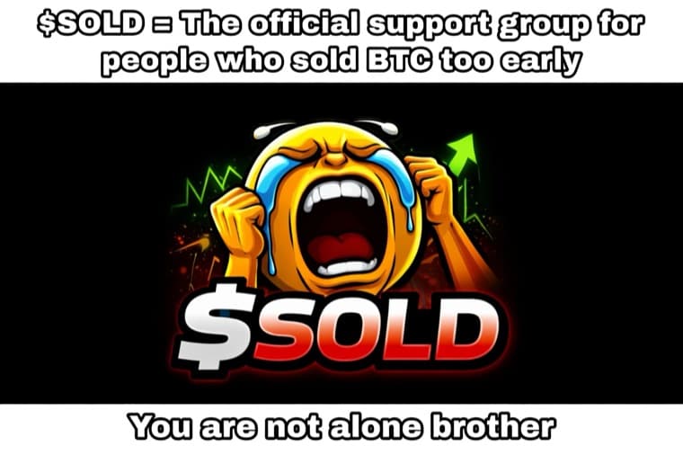 The official support group for people who sold BTC too early