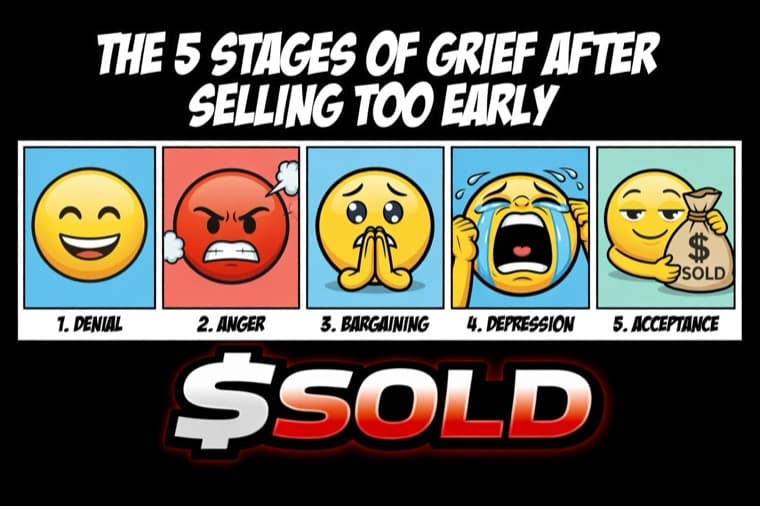 The 5 stages of grief after selling too early