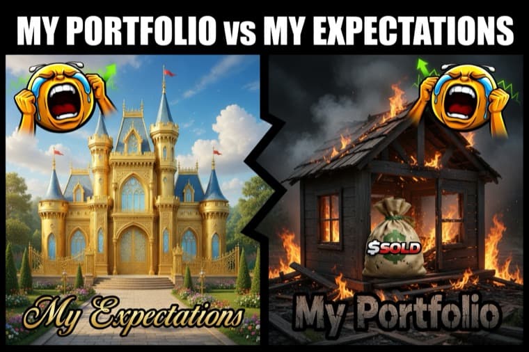 My portfolio vs my expectations