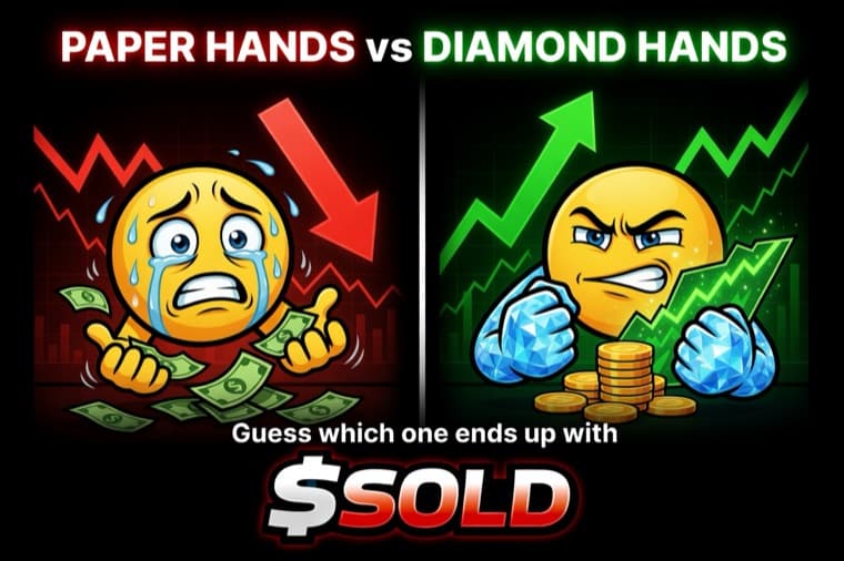 Paper hands vs diamond hands