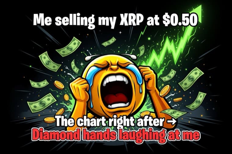 Me selling my XRP at $0.50