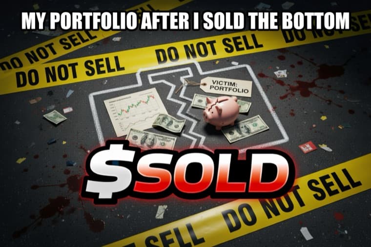 My portfolio after I sold the bottom